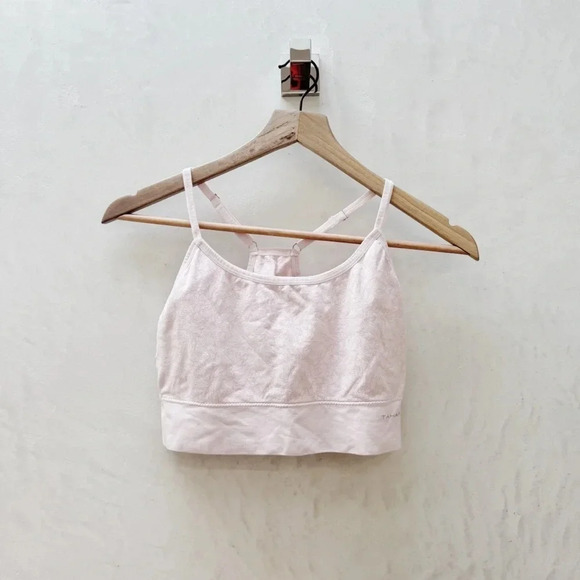 Tahari || Sports Bra Baby Pink Floral XL - Picture 1 of 7